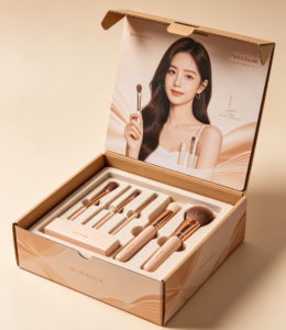 Corrugated Display Box with Roll‑Over Tuck Lid