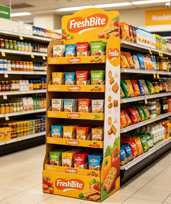 Corrugated Floor Display