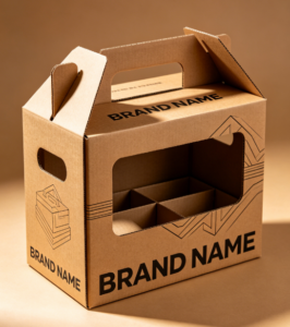 Corrugated Handle Box