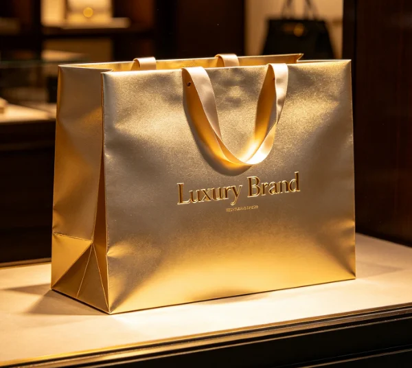 Foil Stamped Laminated Carrier Bag