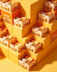Stackable Corrugated Display Box