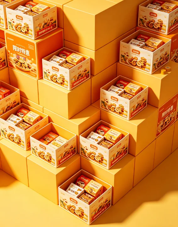 Stackable Corrugated Display Box