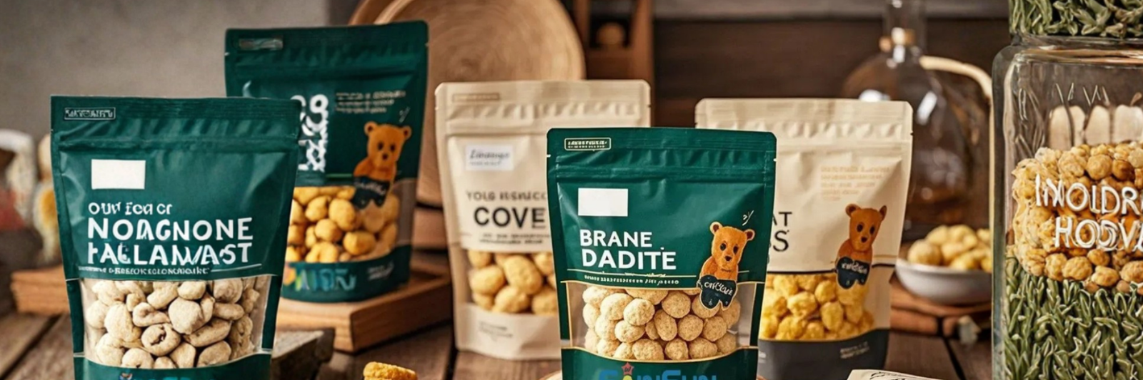 Composite film laminated packaging bags for food and functional products