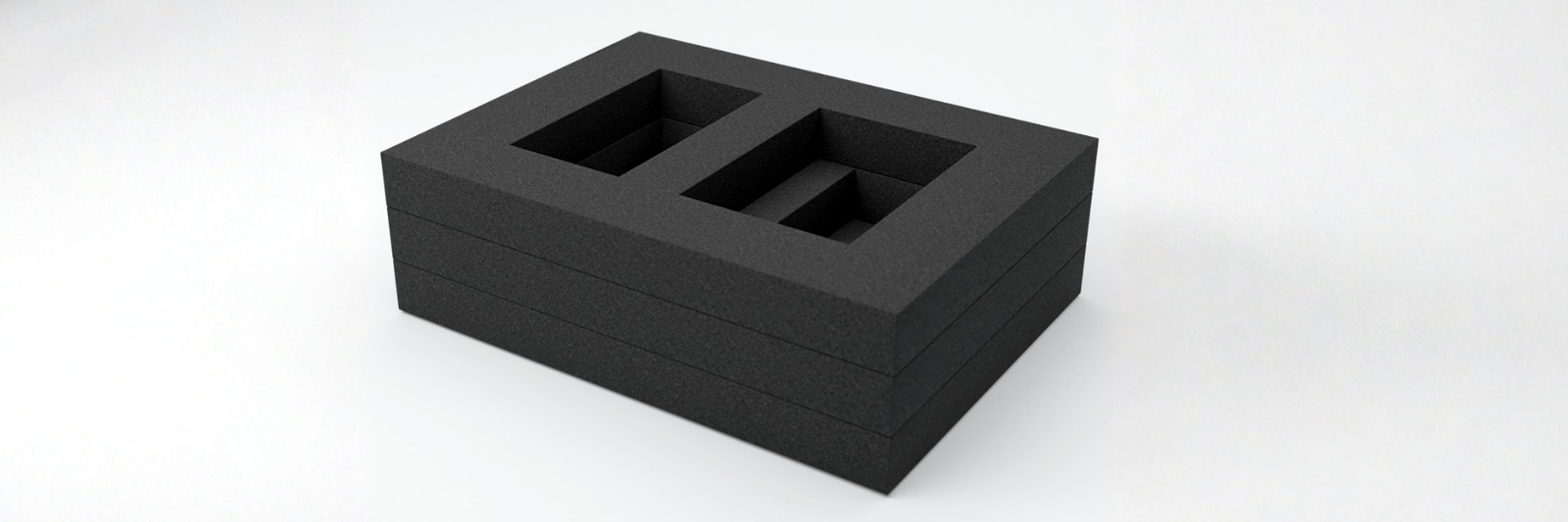 PU PE foam insert for jewelry and watch box lining