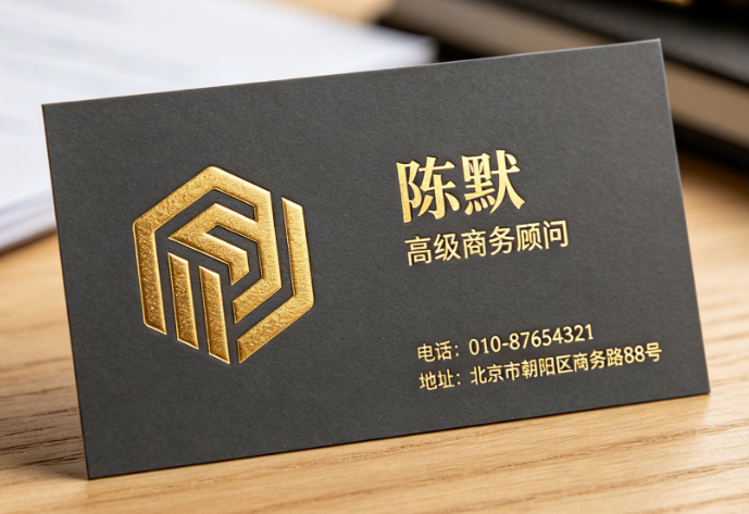 Hot Foil & Embossed Premium Business Cards