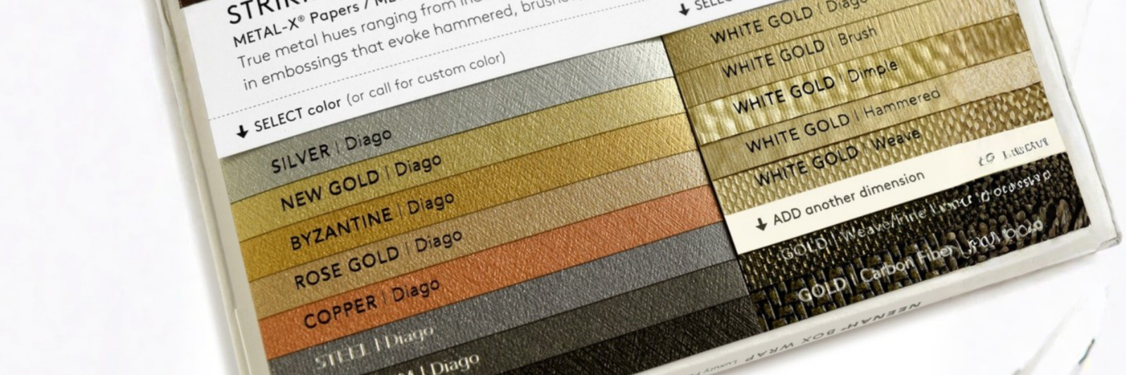 Self-adhesive label paper in coated matte silver and transparent PET variants